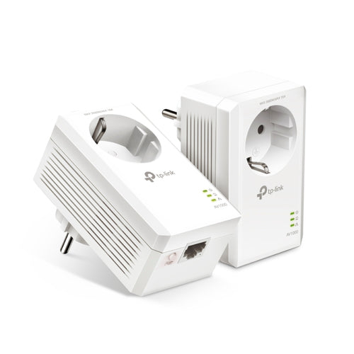 PowerLine Network Adapter TP-Link TL-PA7017P 1000Mbit/s Gigabit Passthrough HomePlug AV2