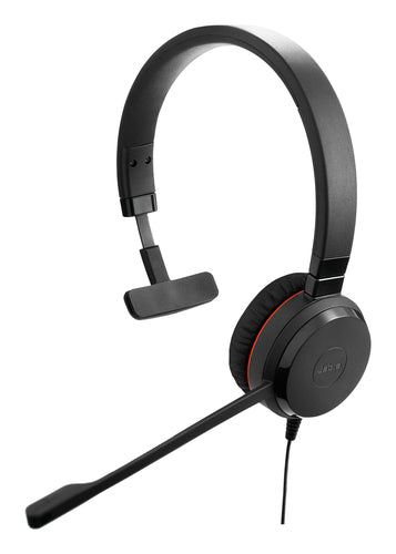Wired Mono Headset Jabra Evolve 30 II USB-C/A 150-7000Hz for Office