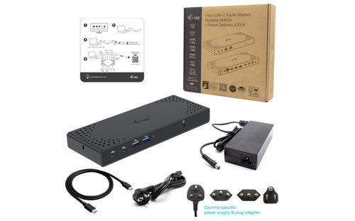i-tec C31TRIPLE4KDOCKPDUK laptop dock/port replicator