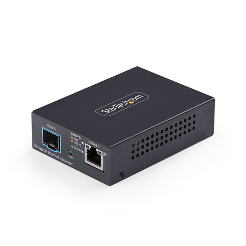 10GbE Multi-Gigabit SFP+ Glasfaser-Medienkonverter 10G/5G/2.5G/1G/100M