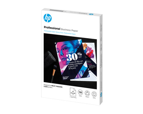 HP Professional Multi-use Glossy FSC Papers 180 gsm-150 sht/A4/210 x 297 mm printing paper