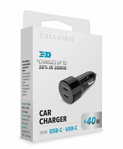 Mobile Device Charger Cellairis 12V 3A Cigar Lighter Black