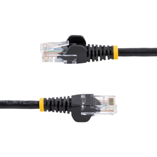 Cat5e Networking Cable 6ft Snagless RJ45 Black 350MHz