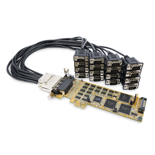 StarTech.com PEX16S550LP 16-Port Low-Profile Serielle Karte - PCIe RS-232 Erweiterungskarte