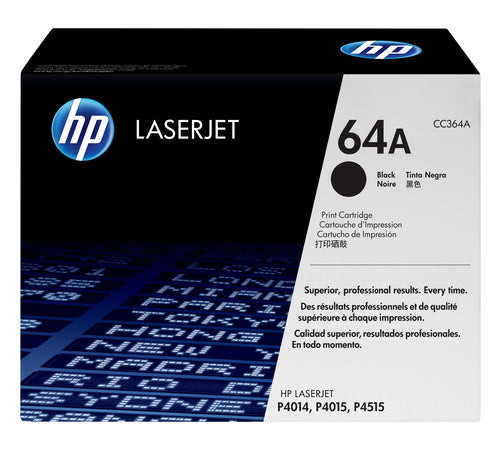 HP 64A Schwarz Original LaserJet Tonerkartusche - 10000 Seiten - Tonerkartusche