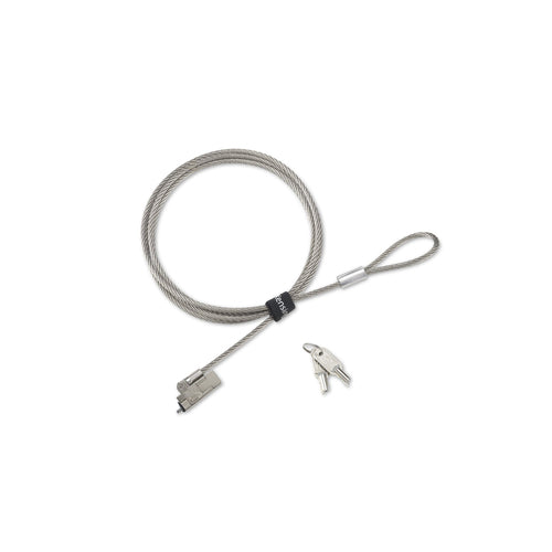 Kensington Slim NanoSaver 2.0 Laptop-Schloss mit Schlüssel, 1,83 m, Edelstahl