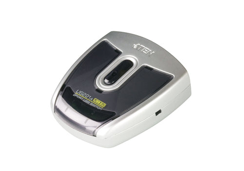 ATEN US221A Computer Data Switch 0.48 Gbit/s Black Silver Plastic