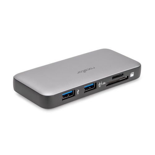 USB-C Hub Rocstor Y10A305-S1 4K 60Hz HDMI RJ-45 USB 3.0