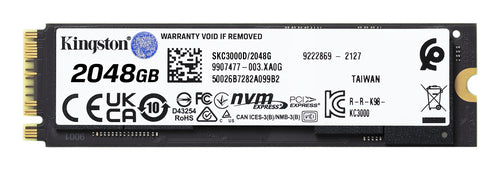 Kingston KC3000 M.2 NVMe SSD 2TB 7000MB/s Hochgeschwindigkeits-Speicher