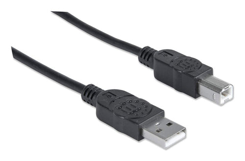USB-A to USB-B Cable 5m Hi-Speed 480 Mbps Black Male to Male
