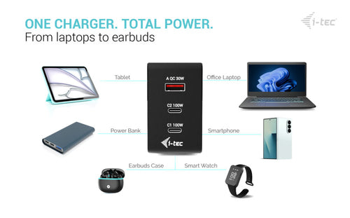 i-tec CHARGER-INTG100WUK mobile device charger