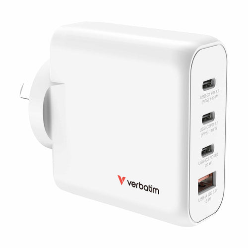 Verbatim GAN CHARGER 4 PORT 140W