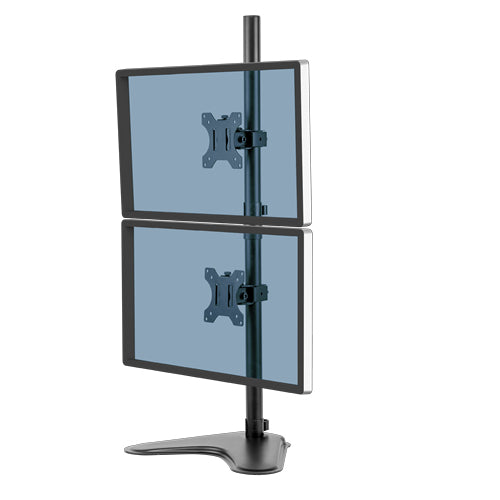 Dual Stacking Monitor Arm Freestanding Ergonomic Mount 32 Inch 8KG