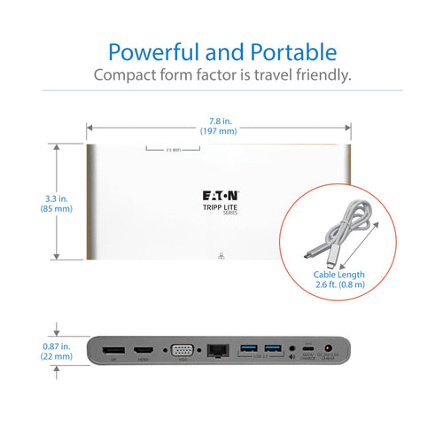 Tripp Lite U442-DOCK4-INT laptop dock/port replicator