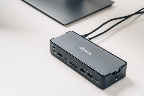 Verbatim CDS-15 USB 3.2 Gen 1 Type-C Wired Adapter 100W 3.5mm 1000Mbit/s
