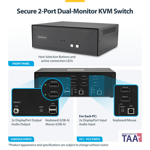 StarTech.com CK4-P202 KVM switch