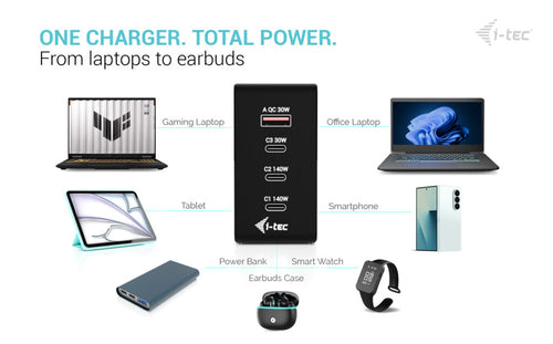 i-tec CHARGER-INTG140WUK mobile device charger