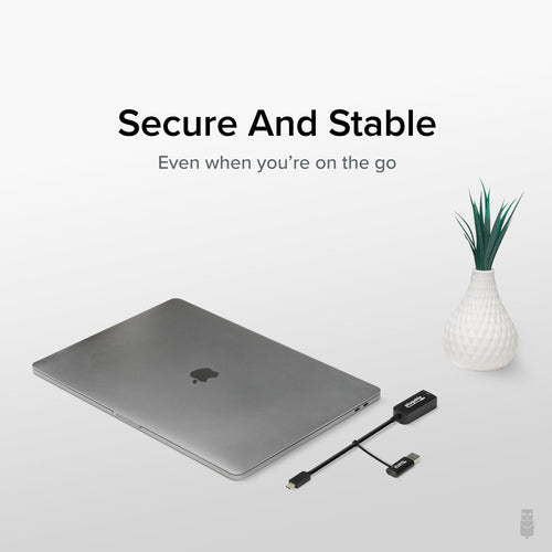2.5G USB-C-Ethernet-Adapter Plugable Technologies 5000 MBit/s