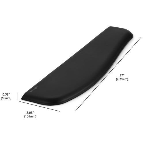 Kensington ErgoSoft Handgelenkauflage für schlanke Tastaturen – Gel – Schwarz – Bequeme, ergonomische Unterstützung