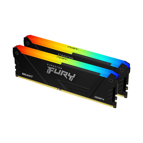 DDR4 32GB 3200MT/s Kingston Technology FURY Beast RGB Memory Module Kit of 2