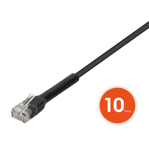 Intellinet Cat6 Netzwerkkabel 2m U/UTP RJ-45 - Schwarz - Hochgeschwindigkeits-Internetkabel