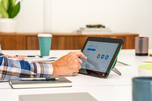 Poly TC10 White Glass Mount