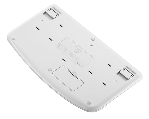 Wireless Full-size Logitech Wave Keys for Mac Keyboard - QWERTY, Bluetooth, Membrane, White