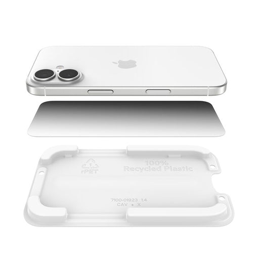 Belkin InvisiGlass Screen Protector for iPhone Air Anti-Bacterial Impact Resistant Transparent