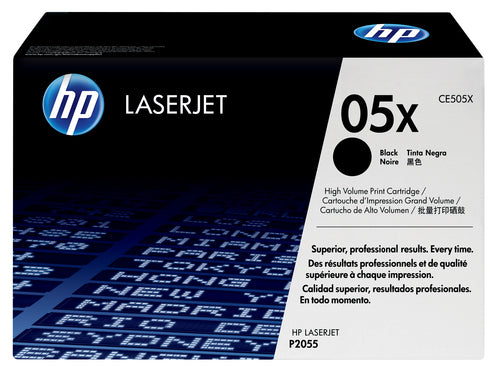HP 05X High Yield Black Original LaserJet toner cartridge