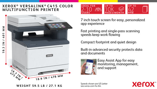 Xerox VersaLink C415V_DN multifunction printer