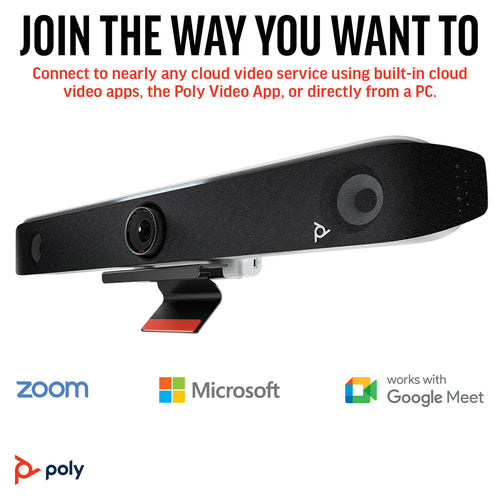 HP Poly Studio X52 All-In-One Video Bar video conferencing system