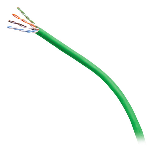 Cat6 Ethernet Network Cable 1000ft Green Bulk CMR-Rated UTP