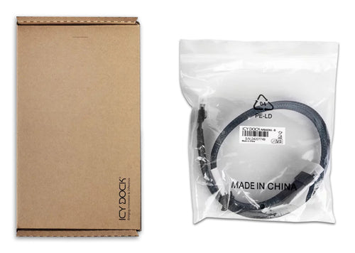Icy Dock MB406L-B Serial Attached SCSI (SAS) cable