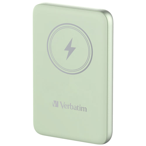 Verbatim Charge 'n' Go Magnetische kabellose Powerbank 10000mAh – Grün, Quick Charge 3.0