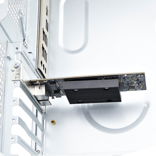 10Gb-PCIe-Netzwerkkarte StarTech Dual RJ45 Broadcom-Chipsatz