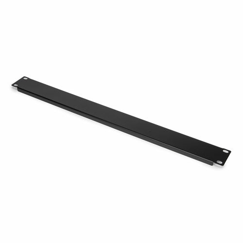 Blank Steel Rack Panel Rocstor Black 10-Pack Durable Steel