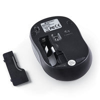 Wireless Keyboard Verbatim 70739 80% RF QWERTY Black Mouse Included