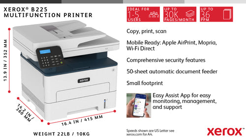 Xerox B225V_DNIUK multifunction printer