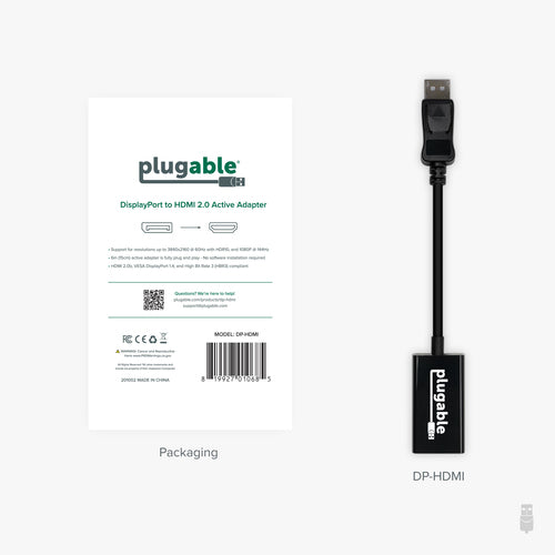 Plugable Technologies DP-HDMI video cable adapter