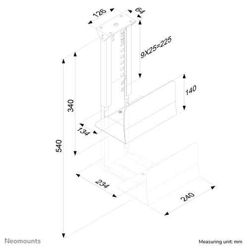 Neomounts CPU-D200BLACK CPU holder