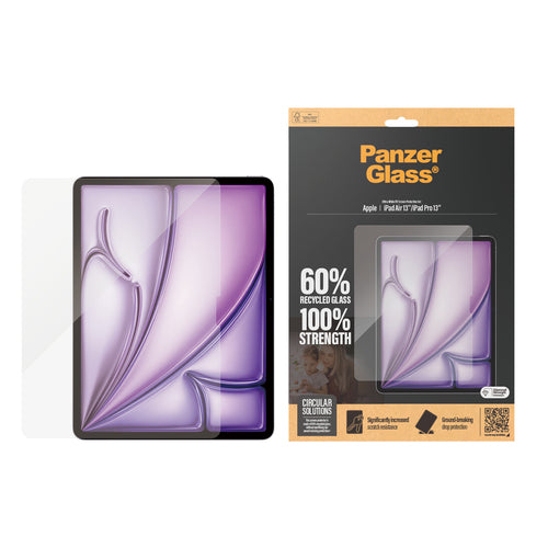 PanzerGlass Screen Protector for iPad Air & Pro 13'' Ultra-Wide Fit Scratch & Shock Resistant