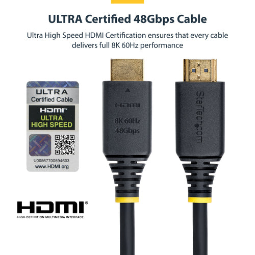 Ultra High Speed HDMI 2.1 Kabel 1,8 m 8K60 Unterstützung StarTech.com