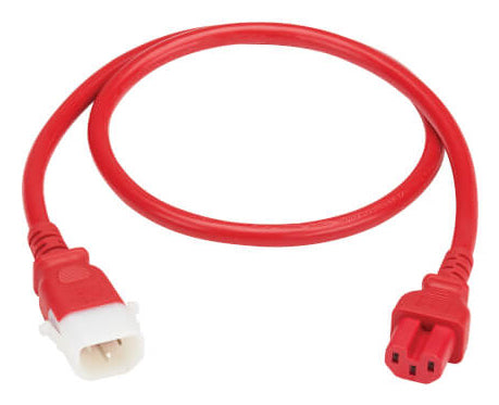 Power Cable 0.9m C14 to C15 Eaton 250V 15A SJT