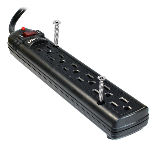 Weltron WSP-600PLF-15BK surge protector