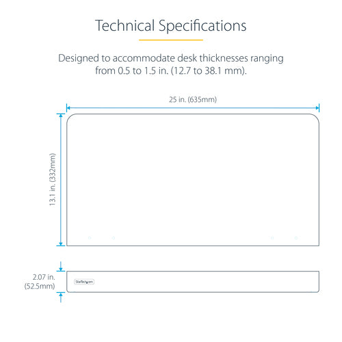 StarTech.com DSKCRNRSLV desk tray/organizer