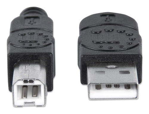 USB-A to USB-B Cable 5m Hi-Speed 480 Mbps Black Male to Male