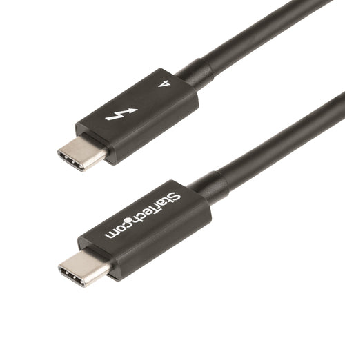 StarTech Thunderbolt 4 Cable 3ft - 40Gbps Data Transfer & 100W Power Delivery - USB4 Compatible