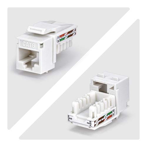 StarTech.com C6KEY110WHE24PK keystone module