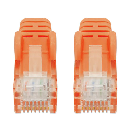Cat6 Networking Cable 0.3m U/UTP RJ-45 Intellinet Orange Slim