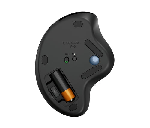 Logitech Wireless Trackball Mouse Bluetooth 2000 DPI Black Blue